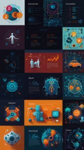 O que é IA. Ilustrações que exemplifiquem as diversas aplicações da IA em diferentes setores.