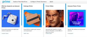 Quando é o Prime Day ? Imagem chamando para ação: seja membro Prime.