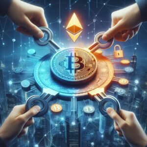 Representação visual da relação entre endereços de carteira e chaves públicas e privadas.