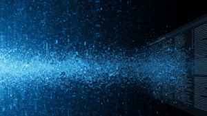 Transição da tela azul da morte para a nova interface preta do Windows.