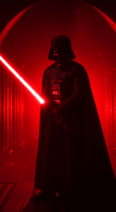 Darth Vader como o mais famoso entre todos os nomes de vilões do cinema.
