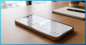 iPhone 16 Pro Max em 2026 mostrando o número do modelo oficial para identificar procedência.