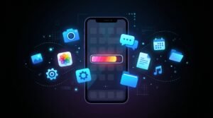 Tela de armazenamento do iPhone quase cheia, ilustrando como liberar espaço no iPhone.
