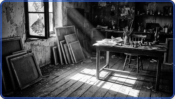 Imagem gerada a partir do prompt: fotografia de estudio abandonado